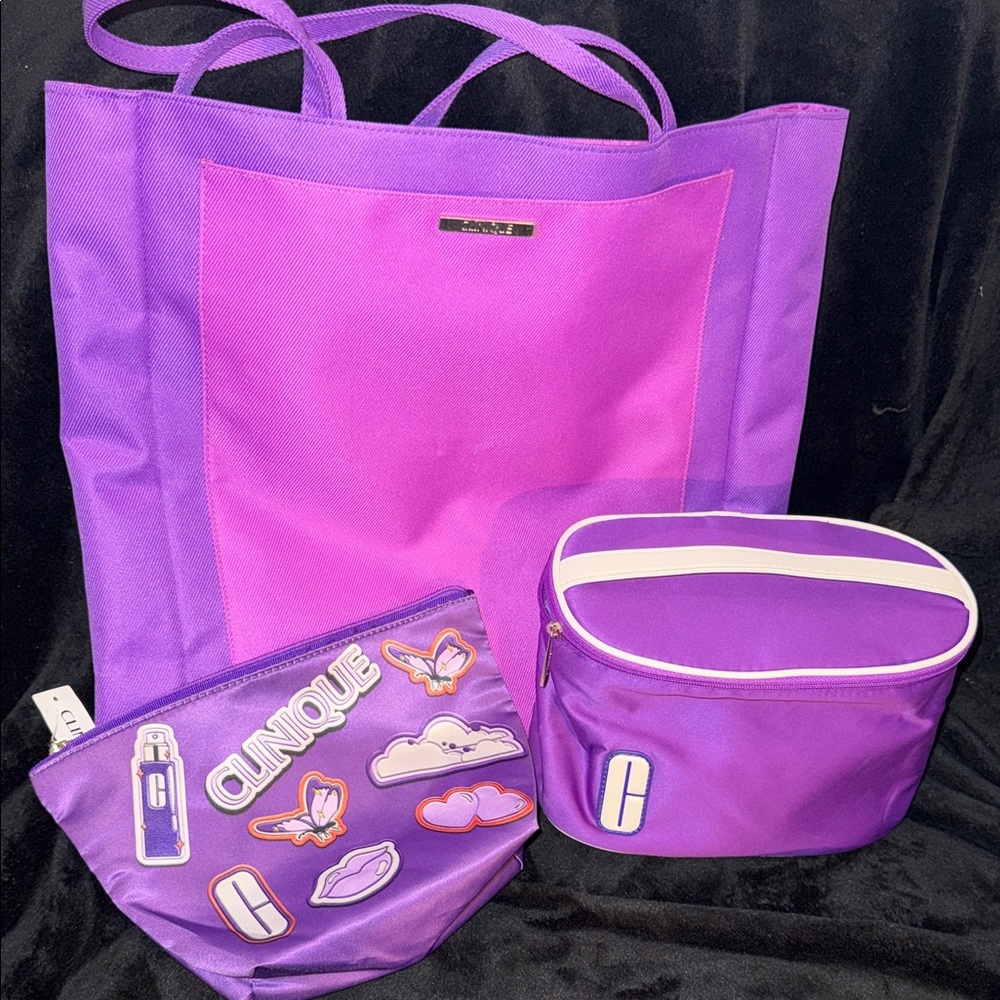 Clinique Vibrant Purple Bag Collection